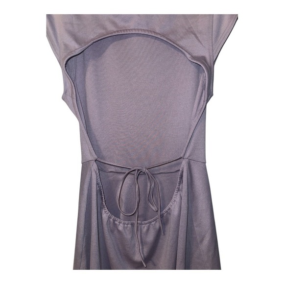 Silence + Noise Sadie Lavender Cutout Mini Dress, XL - Picture 6 of 8